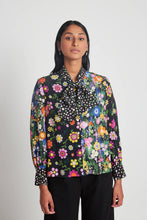 Load image into Gallery viewer, Twenty-Seven Names Existential Blouse - Black Patchwork  Hyde Boutique   
