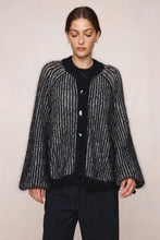 Load image into Gallery viewer, Marle Jasper Cardigan - Black/Greige