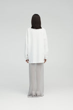 Load image into Gallery viewer, Rebe Long Sleeve Drop T-Shirt - White Hyde Boutique