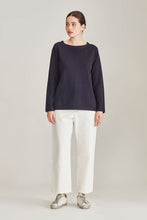 Load image into Gallery viewer, Sills Kasko Zip Boatneck - French Navy  Hyde Boutique   
