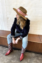 Load image into Gallery viewer, Dark Hampton X Kaylee Bell Cowboy Up Silk Petite Scarf - Pink Hyde Boutique