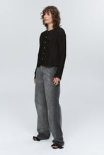 Load image into Gallery viewer, Marle Lotus Evening Jacket - Black Hyde Boutique