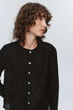 Load image into Gallery viewer, Marle Lotus Evening Jacket - Black Hyde Boutique