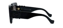 Load image into Gallery viewer, LOEWE Anagram LW40176U Sunglasses - Shiny Black/Gradient Smoke Eyewear Loewe