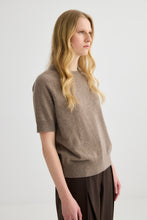 Load image into Gallery viewer, Laing Jasper Short Sleeve Crewneck - Cocoa Marle Apparel > Women > Clothing > Knitwear > Knit Tops > Short Sleeve Knit Tops > Laing Hyde Boutique