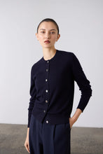 Load image into Gallery viewer, Laing Sylvia Merino Cardigan - Navy Apparel > Women > Clothing > Knitwear > Cardigans > Laing Hyde Boutique