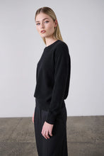 Load image into Gallery viewer, Laing Sam Cashmere Crew - Black Apparel > Women > Clothing > Knitwear > Sweaters > Crew Neck Sweaters > Laing Hyde Boutique