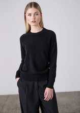 Load image into Gallery viewer, Laing Sam Cashmere Crew - Black Apparel > Women > Clothing > Knitwear > Sweaters > Crew Neck Sweaters > Laing Hyde Boutique