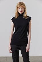 Load image into Gallery viewer, Laing Sleeveless Polo - Black  Hyde Boutique   
