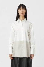 Load image into Gallery viewer, Camilla and Marc Marcel Colour Block Shirt - Taupe & White Hyde Boutique