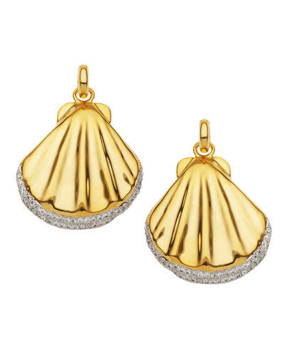 Amber Sceats Milos Earrings - Gold + Crystal  Hyde Boutique   