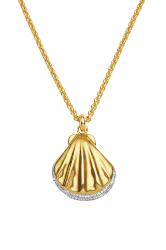 Amber Sceats Milos Necklace - Gold + Crystal  Hyde Boutique   