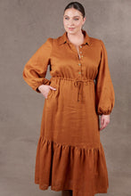 Load image into Gallery viewer, Eb &amp; Ive Nama Shirt Dress - Ochre  Hyde Boutique   
