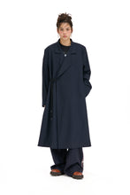 Load image into Gallery viewer, NOM*d Promenade Coat - Dark Navy Hyde Boutique