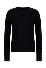 Load image into Gallery viewer, Moke Nicki Women's Sweater - Black Apparel > Women > Clothing > Knitwear > Jumpers > Crew Neck Jumpers > Moke Hyde Boutique