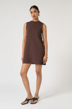 Load image into Gallery viewer, ONTE Selena Tunic - Chocolate Apparel > Women > Clothing > Dresses > Mini Dresses > ONTE Hyde Boutique