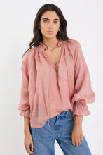 Load image into Gallery viewer, Among The Brave Odyssey Top - Blush Apparel > Women > Clothing > Tops > Blouses > Printed Blouses > Stories Be Told Hyde Boutique