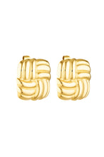 Load image into Gallery viewer, Porter Baby Cushion Earrings - Gold Hyde Boutique