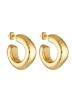 Load image into Gallery viewer, Porter Dina Hoops - Gold Hyde Boutique
