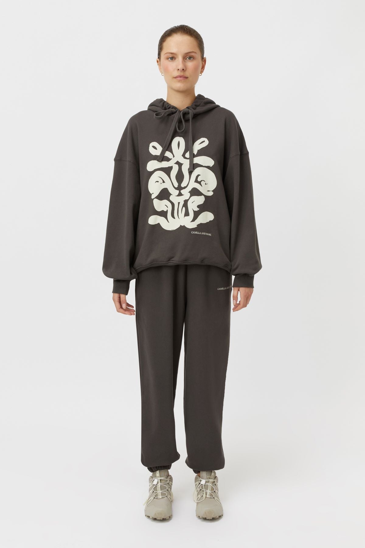 Camilla and Marc Potter Hoodie Charcoal