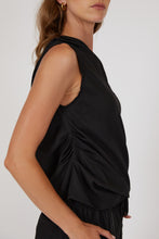 Load image into Gallery viewer, Marlow Palma Asymmetric Top - Black