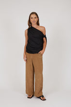 Load image into Gallery viewer, Marlow Palma Asymmetric Top - Black