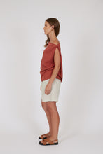 Load image into Gallery viewer, Marlow Palma Asymmetric Top - Rhubarb