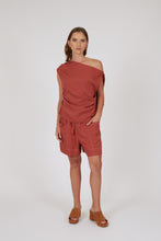 Load image into Gallery viewer, Marlow Palma Asymmetric Top - Rhubarb