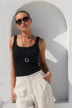 Load image into Gallery viewer, RE:UNION Label Curator Linen Pleat Front Wide Leg Pants - Natural