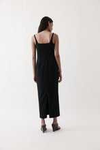 Load image into Gallery viewer, Rebe Column Cape Dress - Black Hyde Boutique