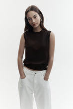 Load image into Gallery viewer, Rebe Crewneck Vest - Ganache Hyde Boutique