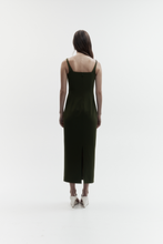 Load image into Gallery viewer, Rebe Column Cape Dress - Olive Hyde Boutique