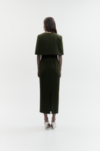 Load image into Gallery viewer, Rebe Column Cape Dress - Olive Hyde Boutique
