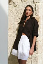 Load image into Gallery viewer, Stories Be Told Literal Linen Pleat Front Shorts - Ivory Hyde Boutique