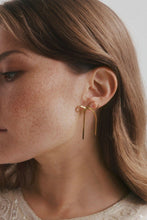 Load image into Gallery viewer, Castel & Co Ribbon Earrings - Gold Hyde Boutique