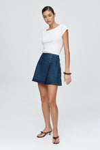 Load image into Gallery viewer, Marle Rivet Skirt - Classic Blue Hyde Boutique