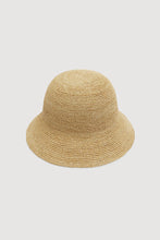 Load image into Gallery viewer, Assembly Label Raffia Bucket Hat - Natural Hyde Boutique