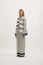 Load image into Gallery viewer, Remain Brynn Pant - Ivory with Navy Stripe Hyde Boutique