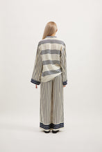 Load image into Gallery viewer, Remain Brynn Pant - Ivory with Navy Stripe Hyde Boutique