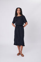 Load image into Gallery viewer, Marlow Reverb Dress - Black Hyde Boutique