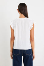 Load image into Gallery viewer, Ivy + Jack Ritzy Ruffle Front Sleeveless Top - Ivory