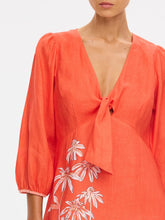 Load image into Gallery viewer, Kivari Ruby Tie Front Mini Dress Hyde Boutique