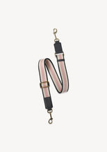 Load image into Gallery viewer, SABEN Feature Strap Webbing - Black + Rosewater + White