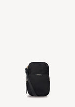 Load image into Gallery viewer, SABEN Nikko Pocket Nylon Phone Sling - Black Recycled Nylon Crossbody SABEN