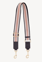 Load image into Gallery viewer, SABEN Feature Strap - Black + White + Desert Rose Handbags Saben