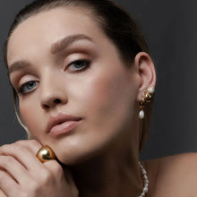 Load image into Gallery viewer, Silk & Steel Allure Hoops - Gold