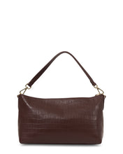Load image into Gallery viewer, Saben Claudia Shoulder Bag - Espresso Croc Bag Saben