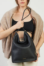 Load image into Gallery viewer, Saben June Shoulder Bag - Black Pebble Hyde Boutique
