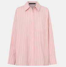 Load image into Gallery viewer, Camilla and Marc Jenie Stripe Shirt - Light Rose Stripe Coming Soon Hyde Boutique