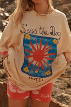 Load image into Gallery viewer, Sabbi The Seas The Day Hotel Tee - Sand Apparel > Women > Clothing > Shirts & Tops > Tops > T-Shirts > Sabbi Hyde Boutique